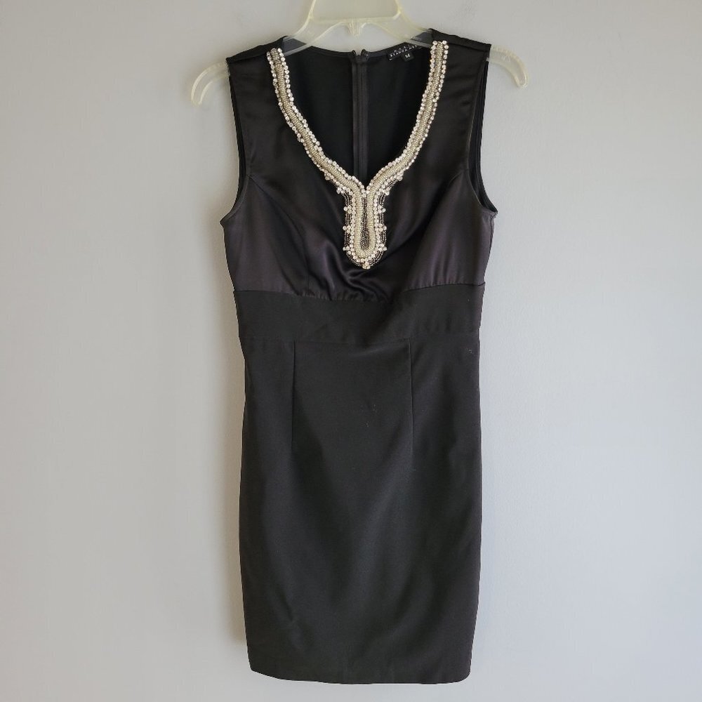 Maria Bianca Nero Black Cocktail Dress Size M